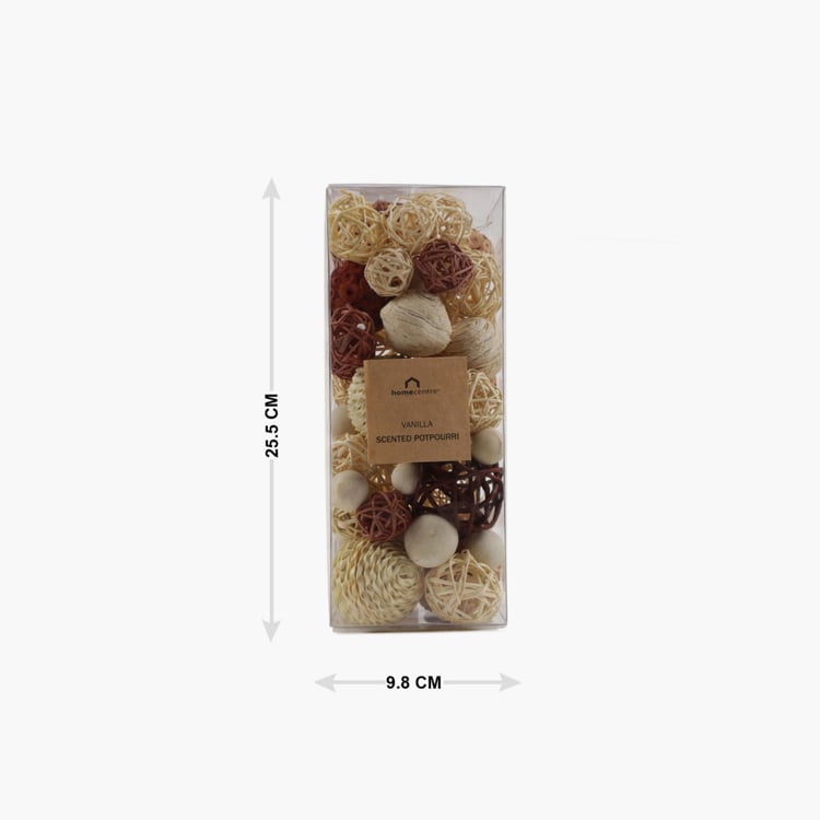 Contour-Clear Range - Potpourris Dried Leaves & Flowers - Potpourri : 9.8 cm x 9.8 cm x 25.5 cm - Multicolour