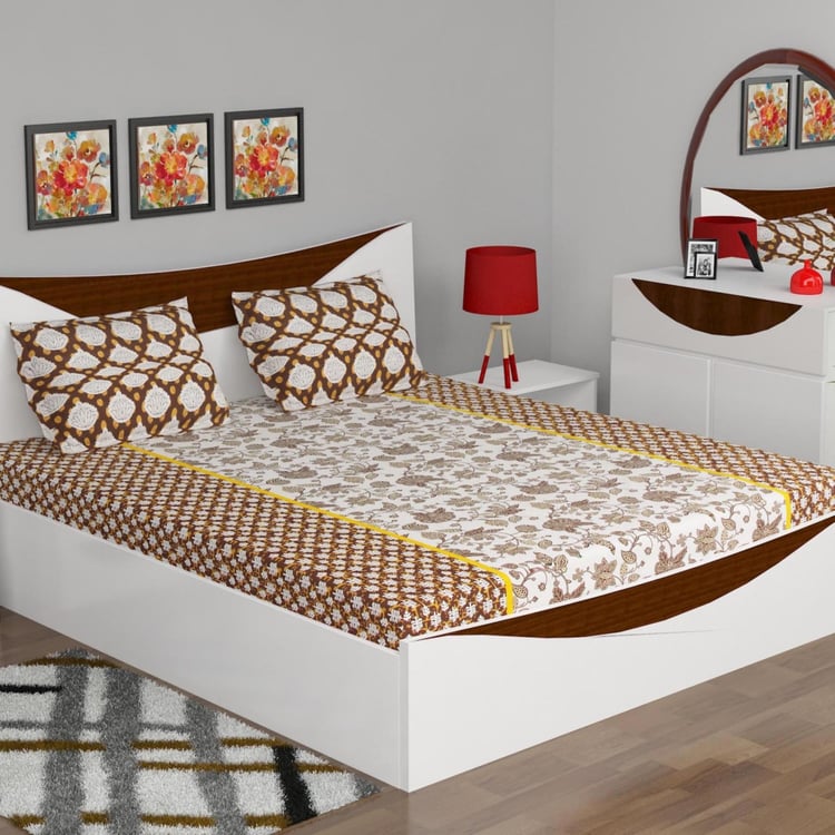 STELLAR HOME Estella 3-Pc. Queen Size Bedsheet Set - 224 x 254 cm