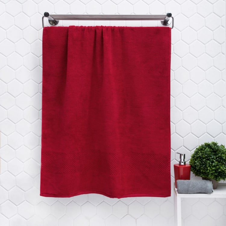 SPACES Solid Textured Bath Towel