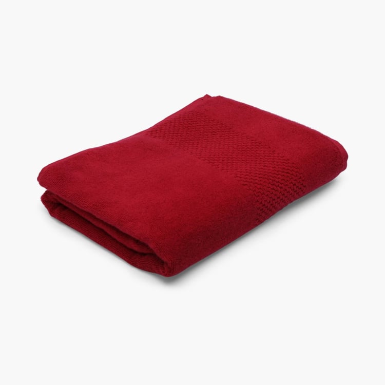 SPACES Solid Textured Bath Towel