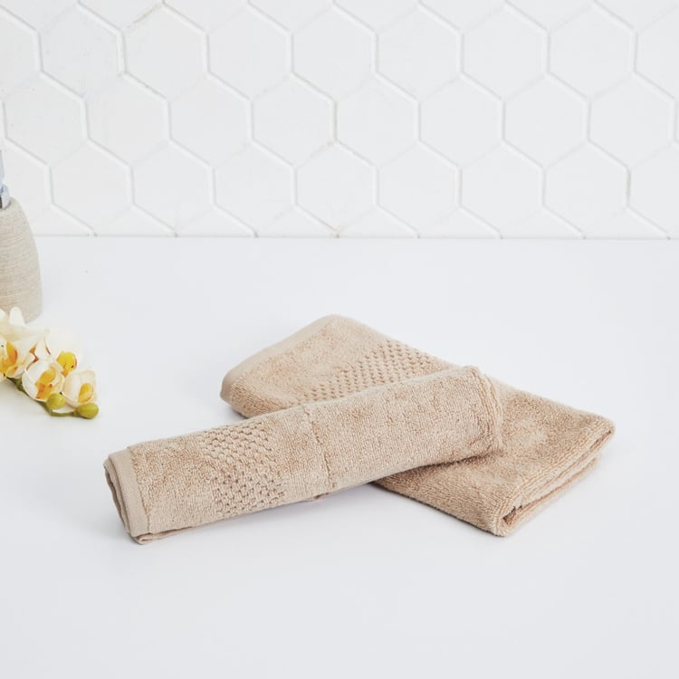 SPACES Textured Cotton Hand Towel