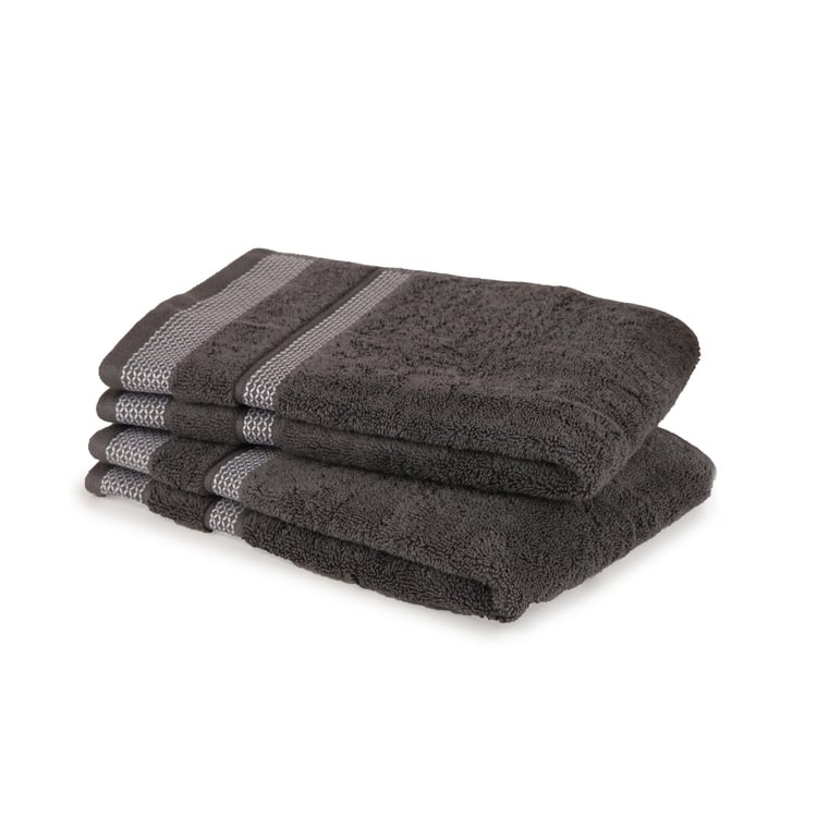 SPACES Active Hygro Textured Hand Towel- Set of 2- 40 X 60 cm