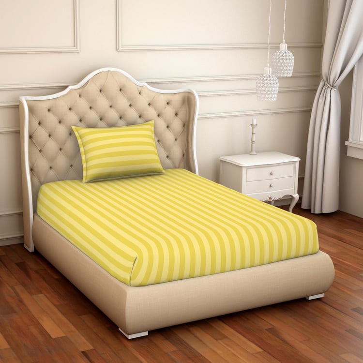 SPACES Sky Rise Striped 2-Pc. Single Bedsheet Set - 190 x 254 cm