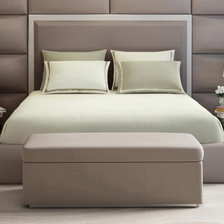 SPACES Solid Double Bedsheets - Set of 3 Pcs.