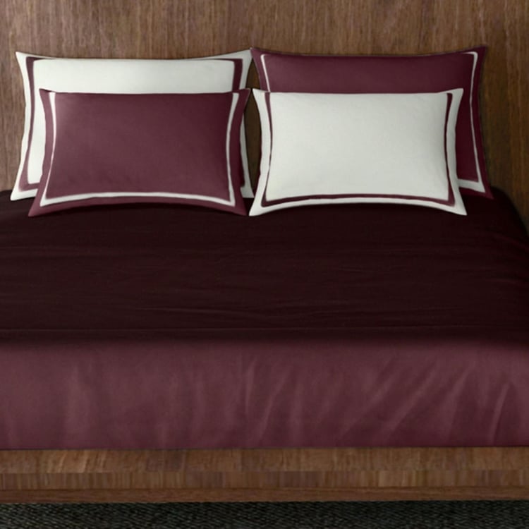 SPACES Solid Double Bedsheets - Set of 3 Pcs.