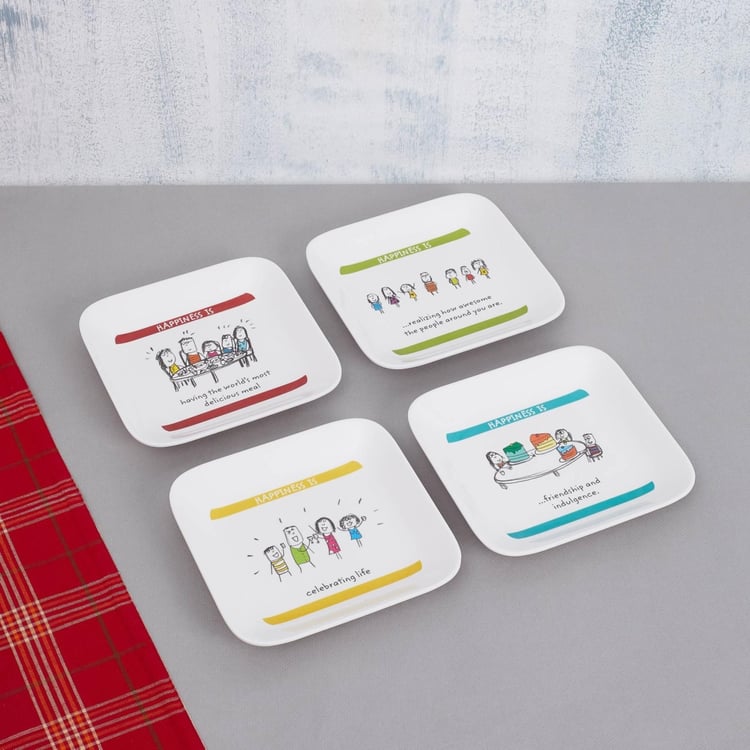 Aleka Happiness French Platter Set- Pack Of 4 Pcs.