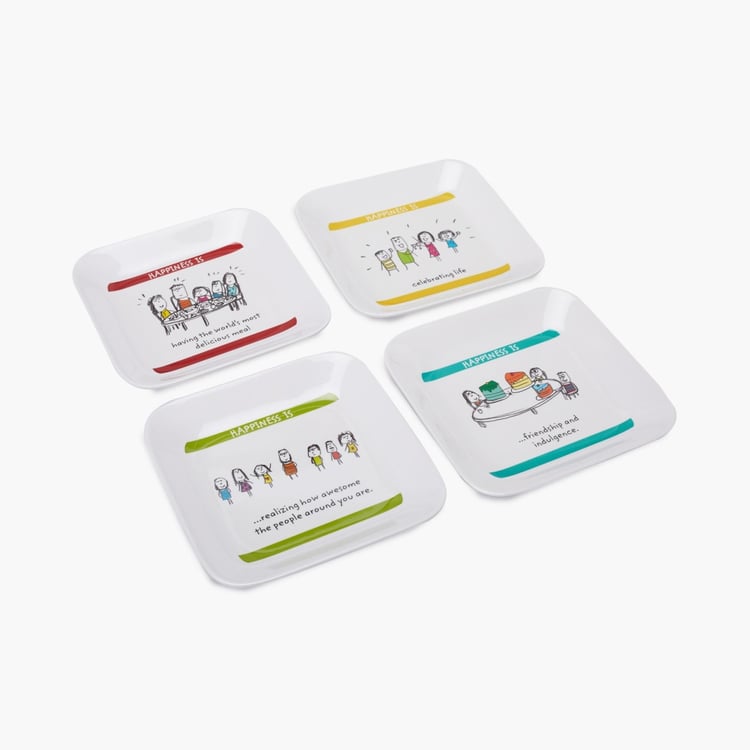 Aleka Happiness French Platter Set- Pack Of 4 Pcs.