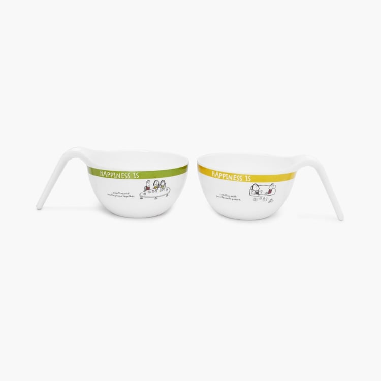 Aleka Happiness Is Noodle Bowl- Set Of 2 Pcs.
