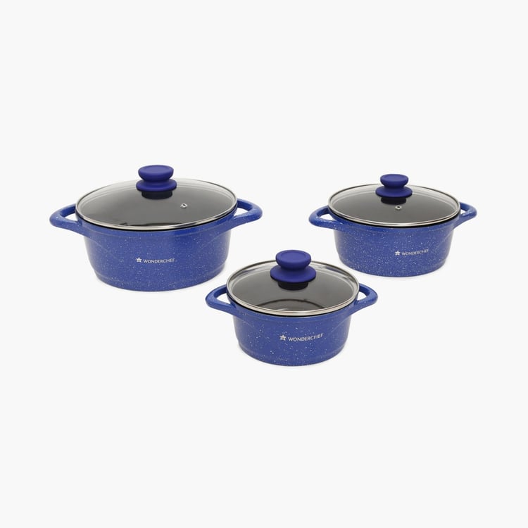 WONDERCHEF Ceramide Cook And Serve Set- 3 Pcs.