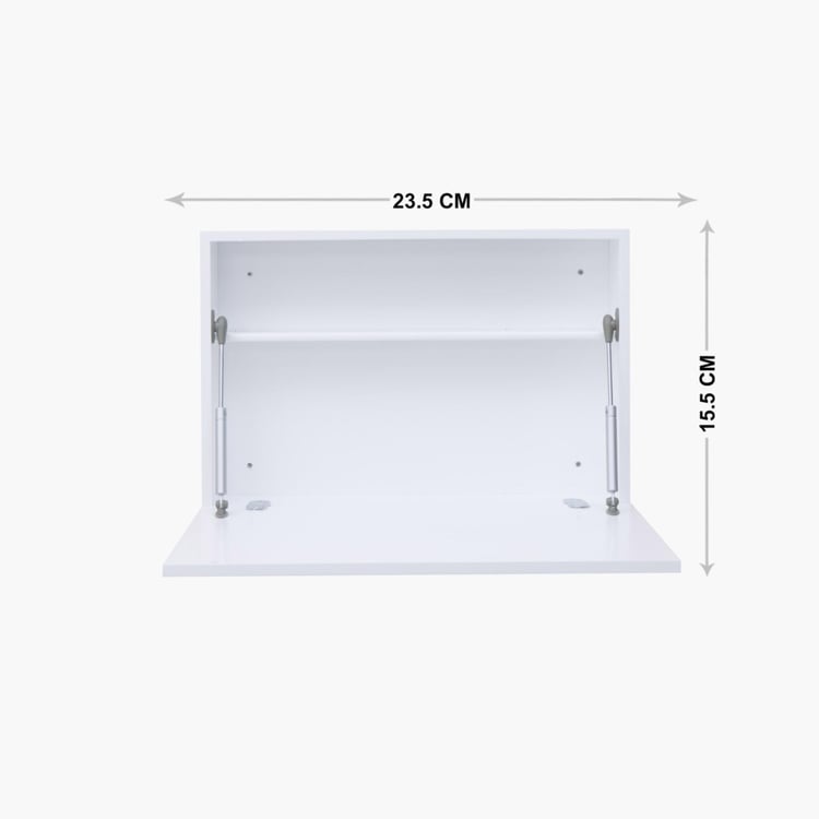 Ashton Folding Wall Mounted Laptop Desk - White