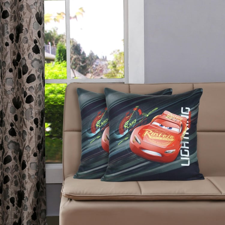 Cars Printed Cushion Cover Set- 2 Pcs.