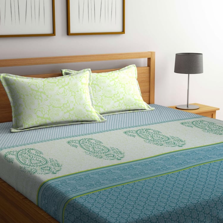 Buy PORTICO Cadence 3Pc. Super King Size Bedsheet Set 274 x 274 cm