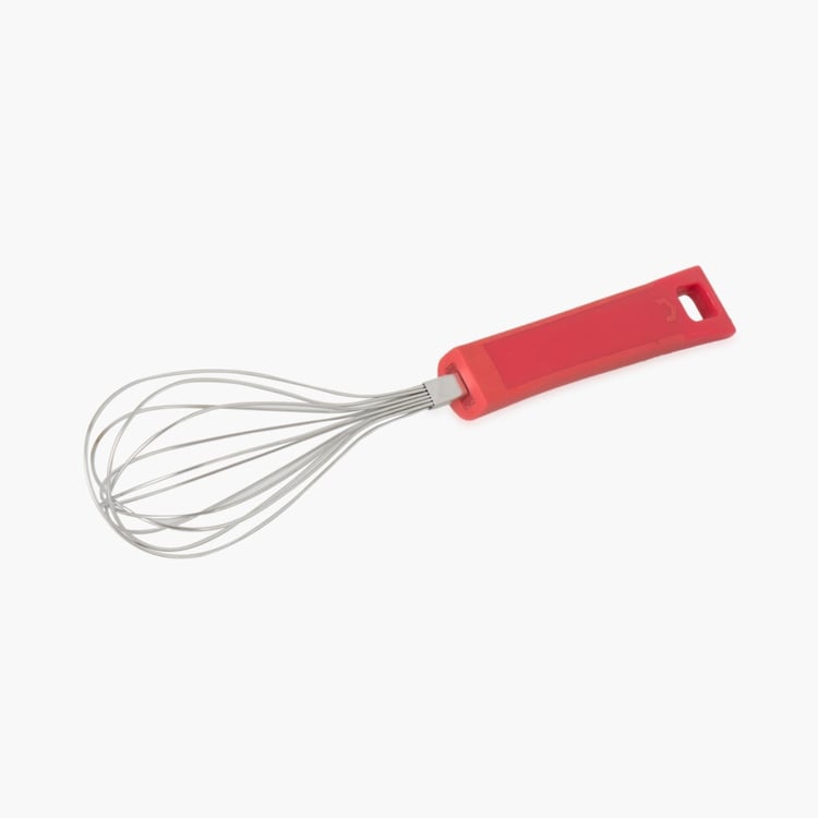 Elite-Magnus Solid Whisks Stainless Steel -  Whisk - 29 cm x 6 cm x 6 cm - Red