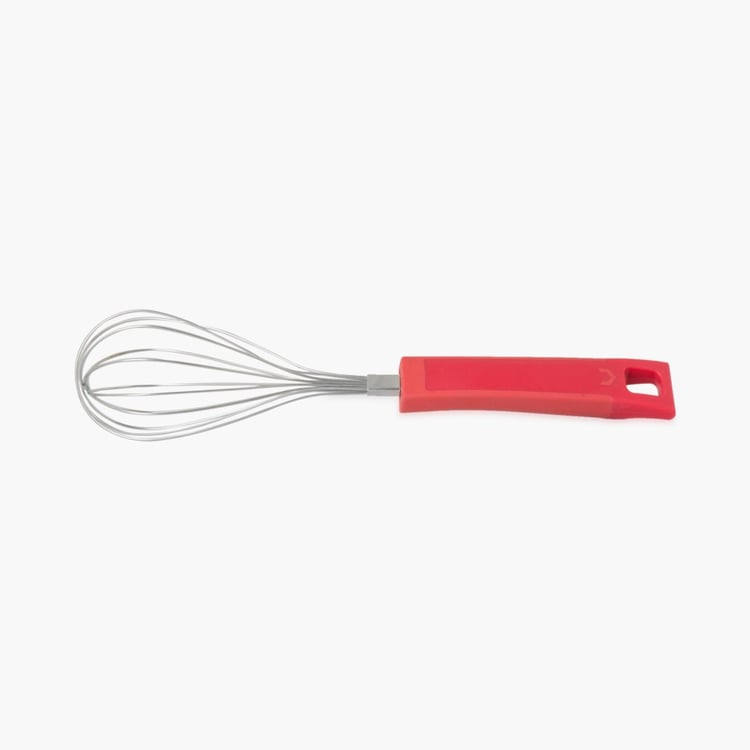 Elite-Magnus Solid Whisks Stainless Steel -  Whisk - 29 cm x 6 cm x 6 cm - Red