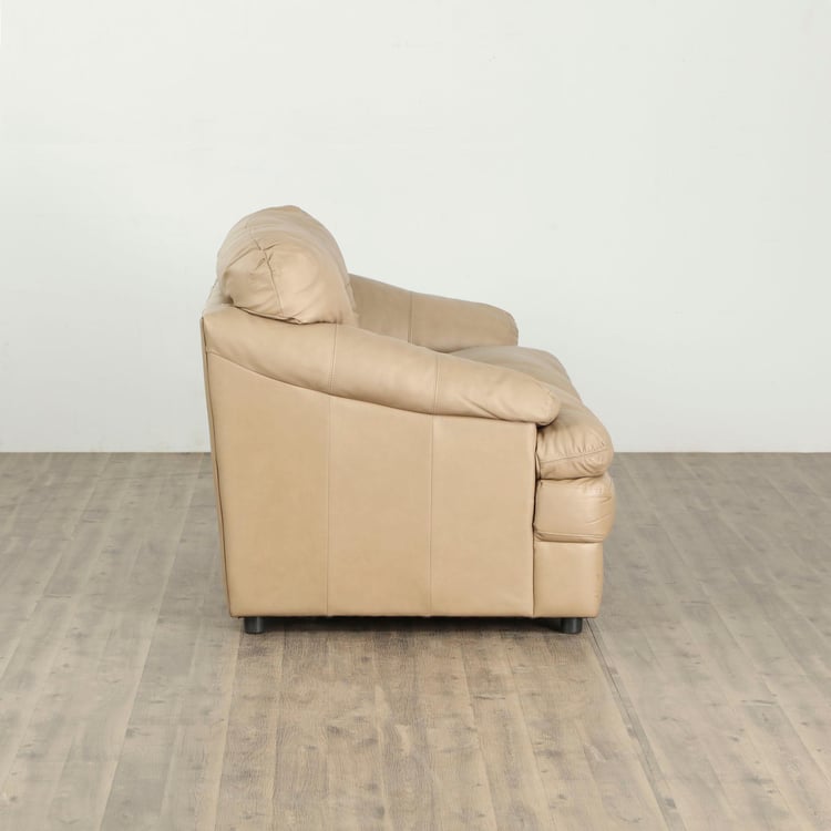 New Napster Half Leather 2-Seater Sofa - Beige