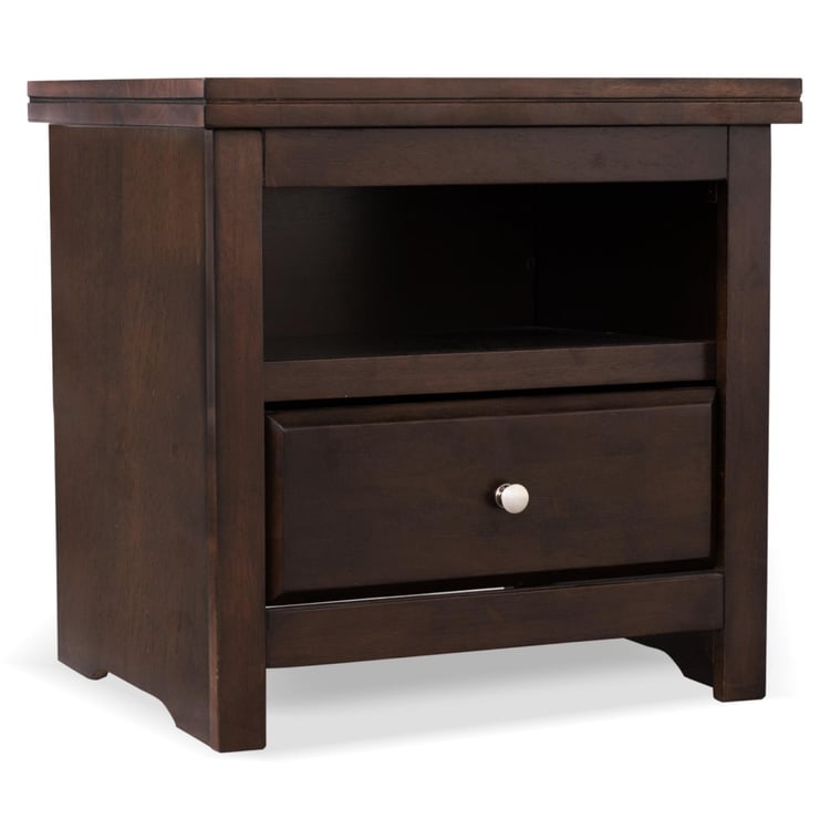 EMILY Drawer Storage Nightstand - Brown