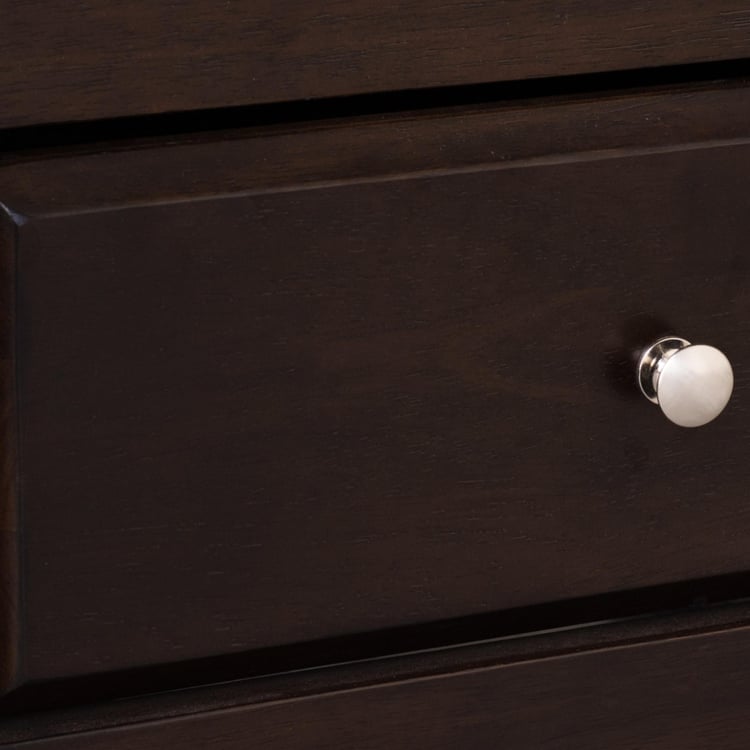 EMILY Drawer Storage Nightstand - Brown