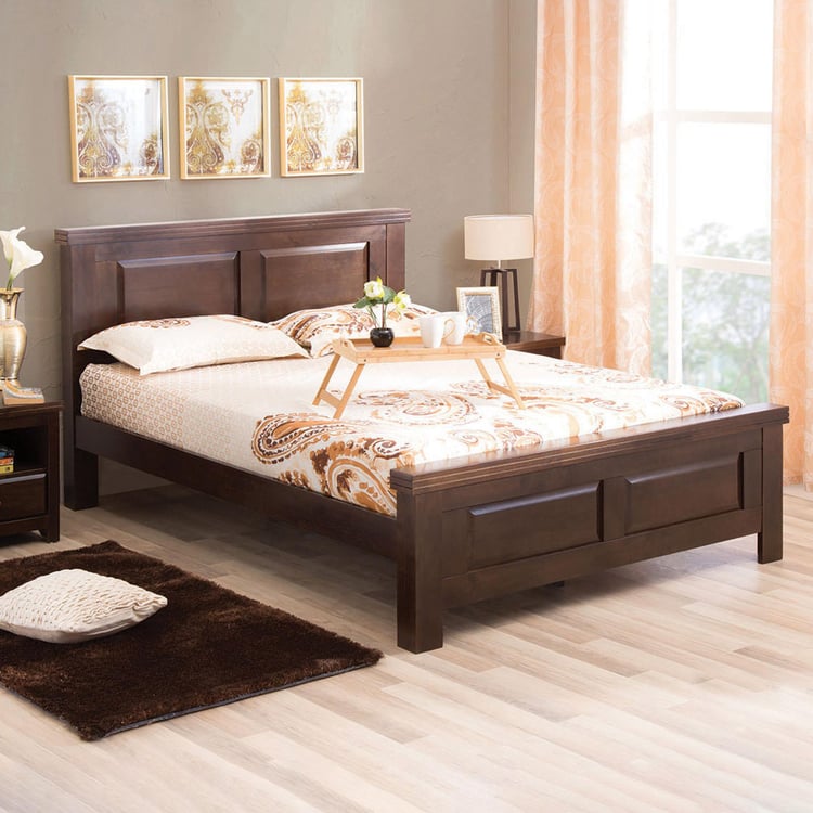 Helios Emily King Bed - Brown