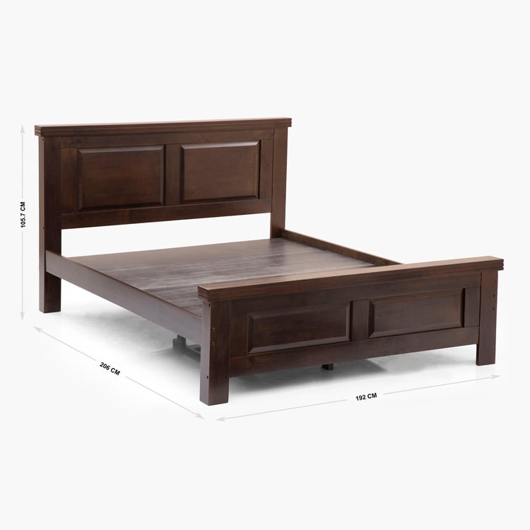 Helios Emily King Bed - Brown