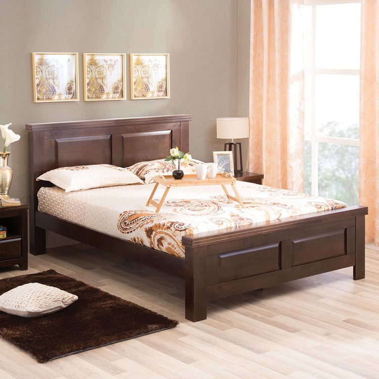 Helios Emily Queen-Size Bed - Brown