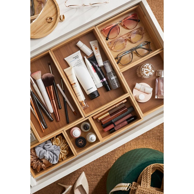 Orion Bamboo Drawer Organiser