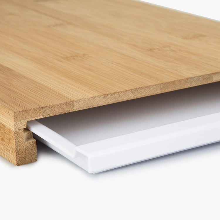 Chef Special Bamboo Chopping Board with Tray