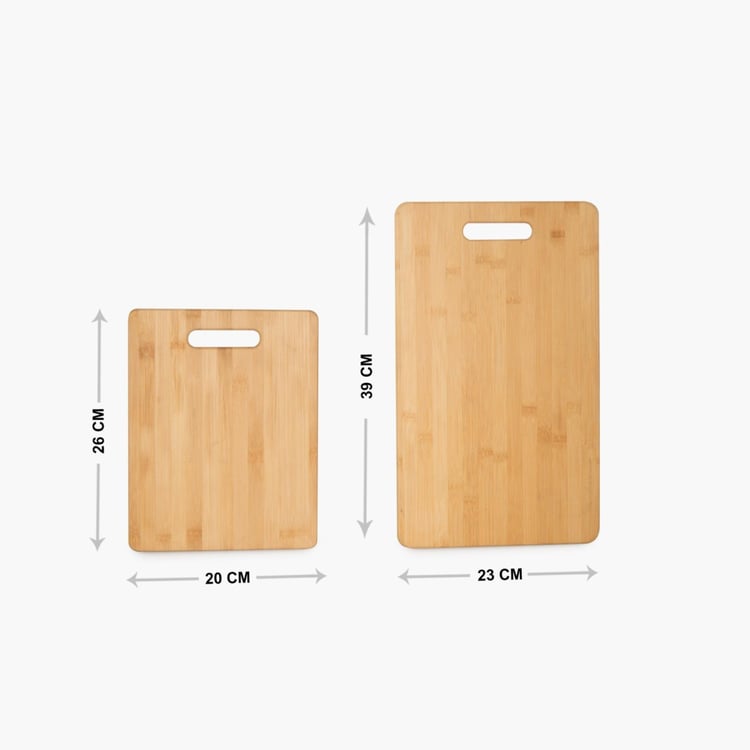 Chef Special Set of 2 Bamboo Chopping Boards