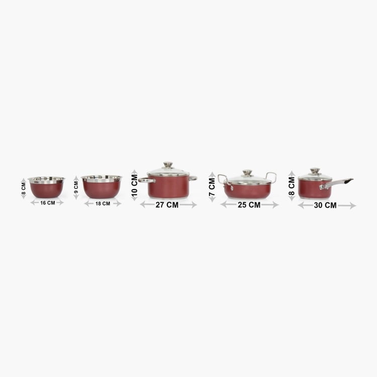 Stainless Steel Cookware Set-8 Pcs.