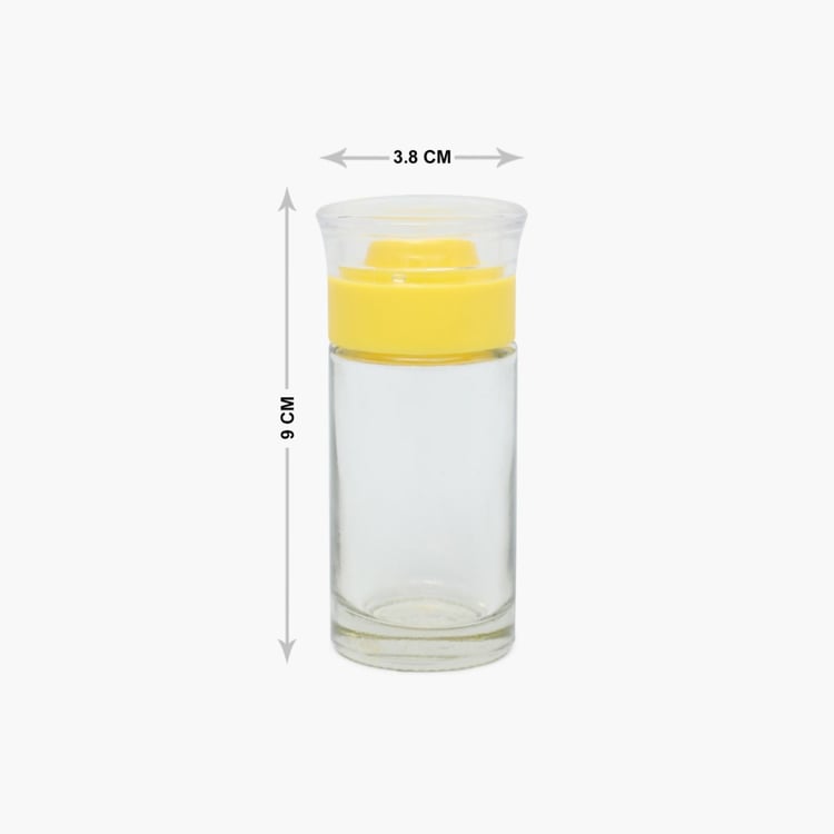 Pamolive Solid Toothpick Holder - Glass -170ml -Toothpick Holder 3.8 cm L x 3.8 cm W x 9 cm H -Transparent