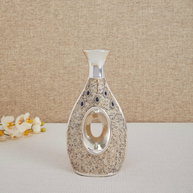 Splendid Miara Abstract Oval Ceramic Vase