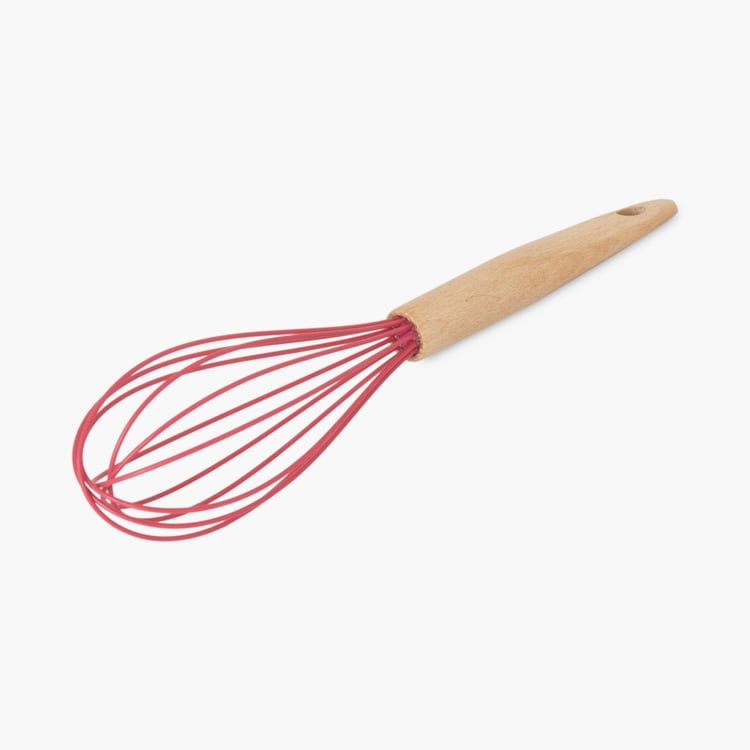 Rosemary Solid Whisks - Wood - Whisk 30 cm x 7.5 cm -Red