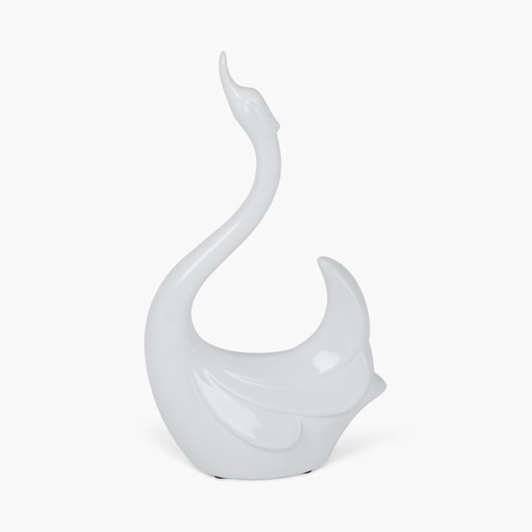 Vitara Textured Abstract Swan With Raised Head