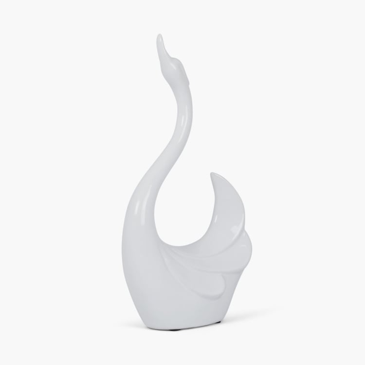 Vitara Textured Abstract Swan With Raised Head