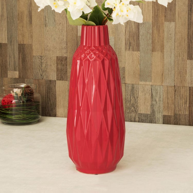 Splendid Rock Textured Glass Vase