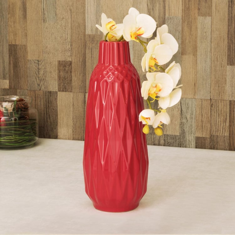 Splendid Rock Textured Glass Vase