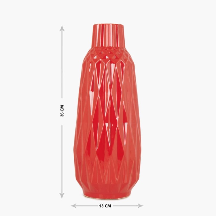 Splendid Rock Textured Glass Vase