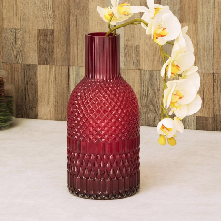 Splendid Scout Textured Glass Vase