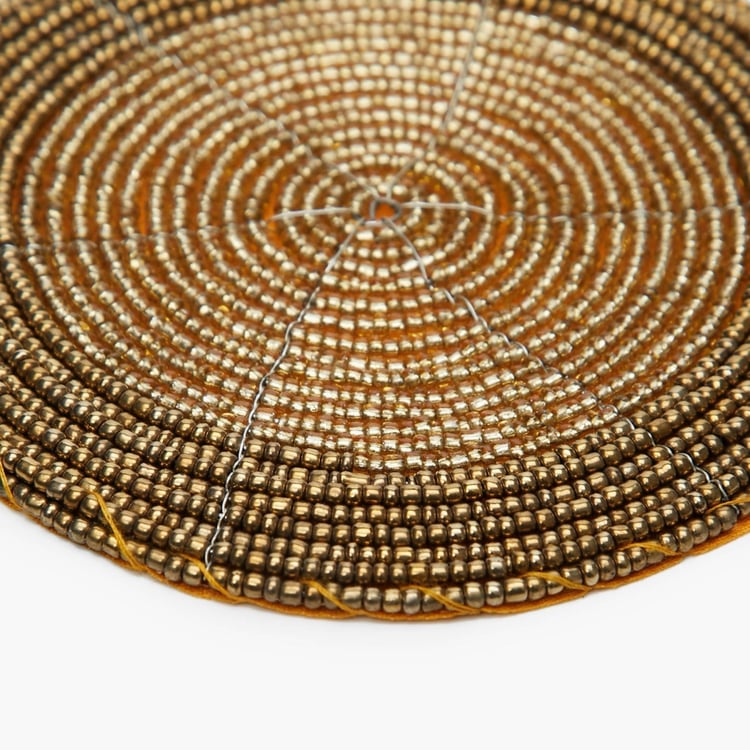 Cinder Treasure Beaded Coaster- Set of 4