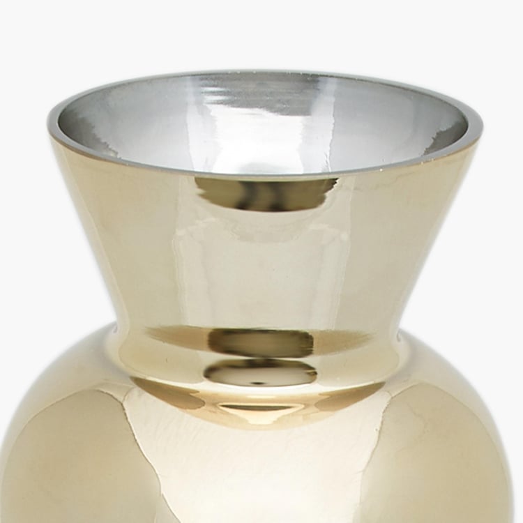 Splendid Regalia Solid Round Glass Vase