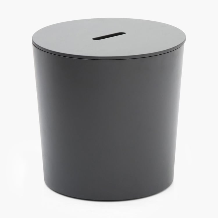 Webber Contemporary Black Compressed Wood End Table