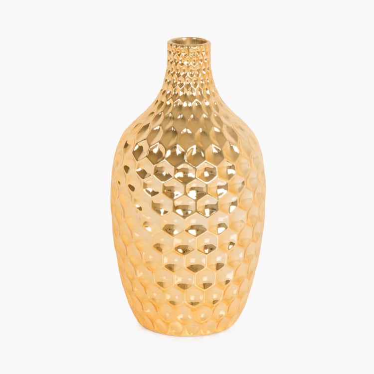 Bentley Victoria Honeycomb Textured Vase