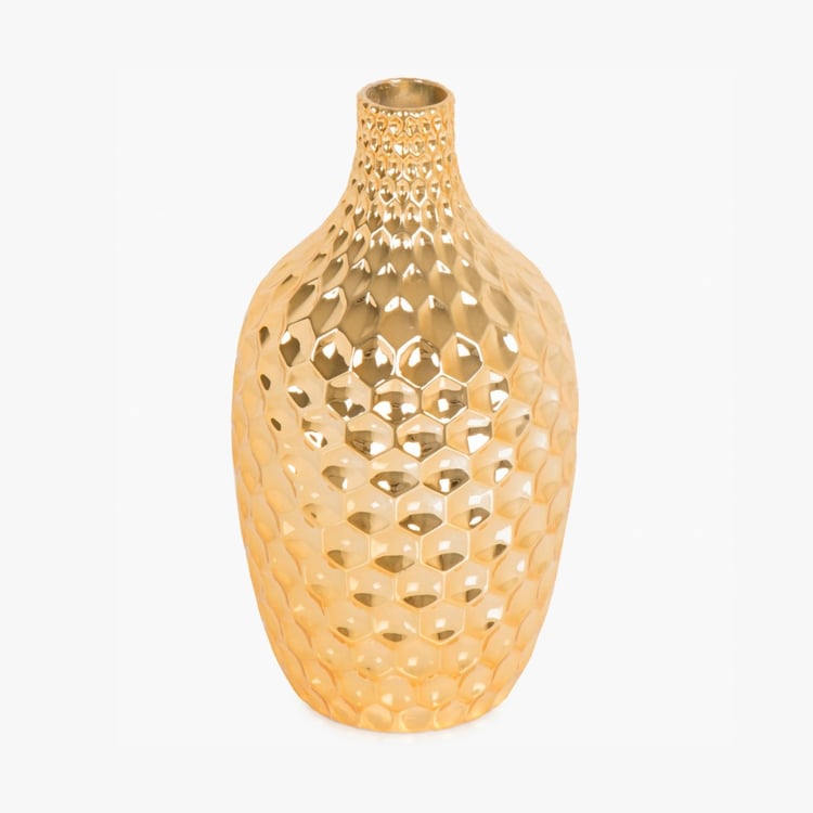 Bentley Victoria Honeycomb Textured Vase