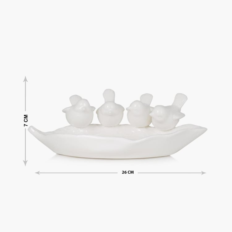 Vitara Ceramic Bird Decorative Platter