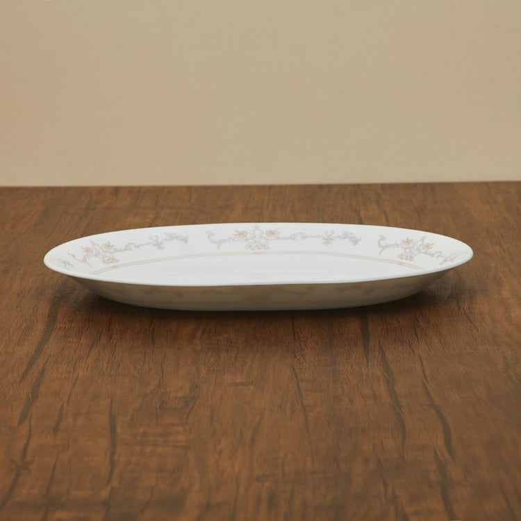 Corelle Imperial Gold Serving Rice Platter