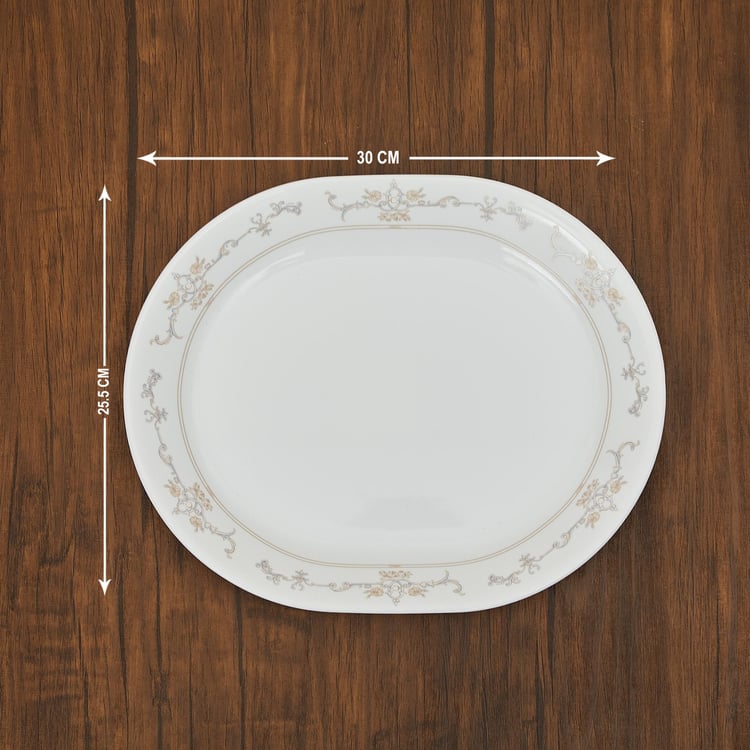 Corelle Imperial Gold Serving Rice Platter