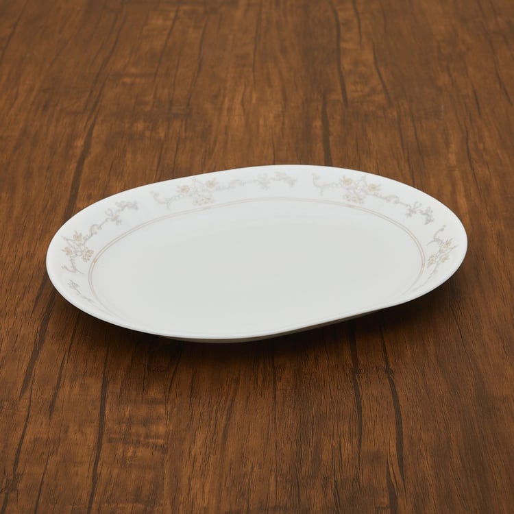Corelle Imperial Gold Serving Rice Platter