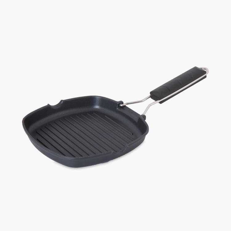 Medleys Aluminium Non-Stick Foldable Grill Pan