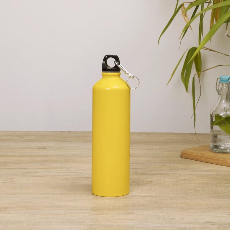 Atlantis Orlin Yellow Stainless Steel Solid Sports Bottle - 750ml