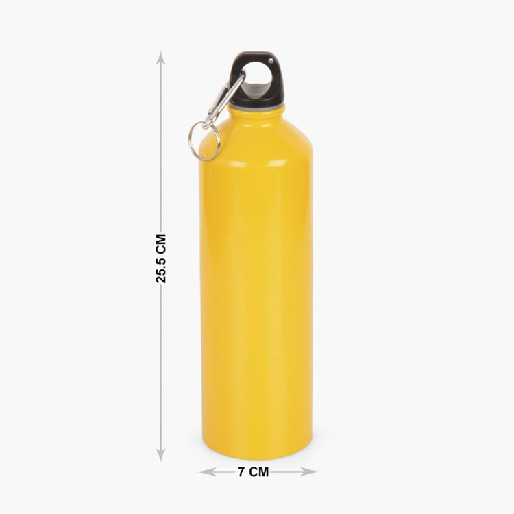 Atlantis Orlin Yellow Stainless Steel Solid Sports Bottle - 750ml