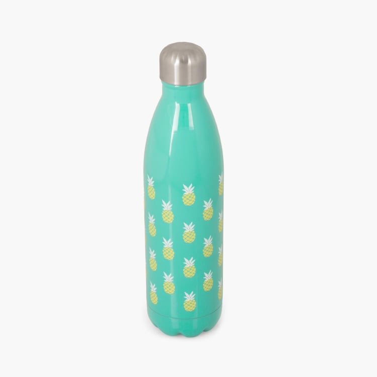 Atlantis-Orlin Printed Bottles - Stainless Steel -750ml -Beverage Bottle 8 cm  L x 8 cm  W x 30 cm  H -Blue